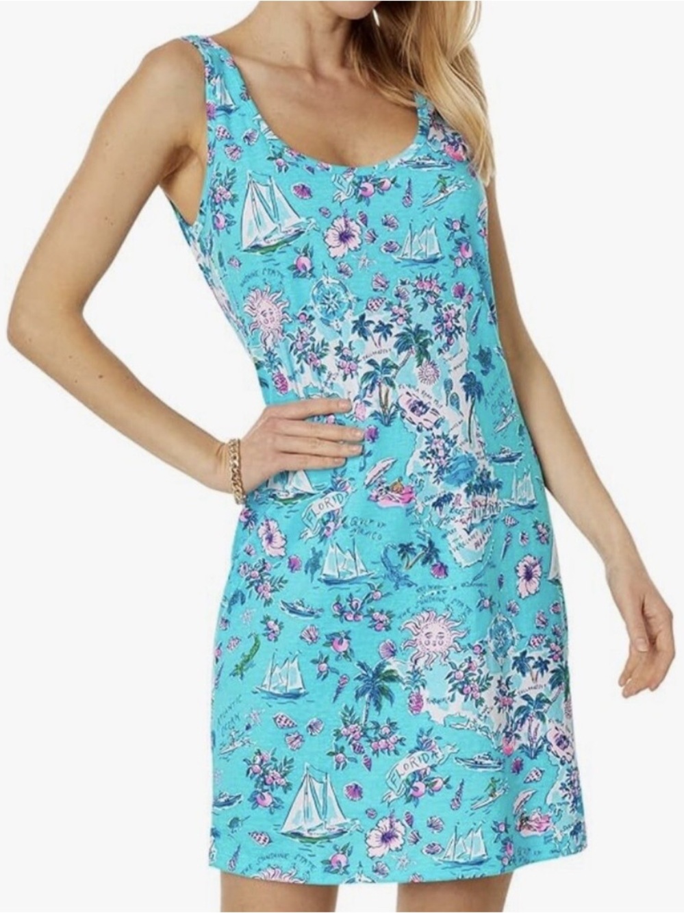 Lilly Pulitzer Newberri Tank Dress in Lilly’s Roadtrip